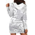 Lotu Tamaiti Samoa Siapo Hoodie Dress White Sunday With Teuila Torch Ginger