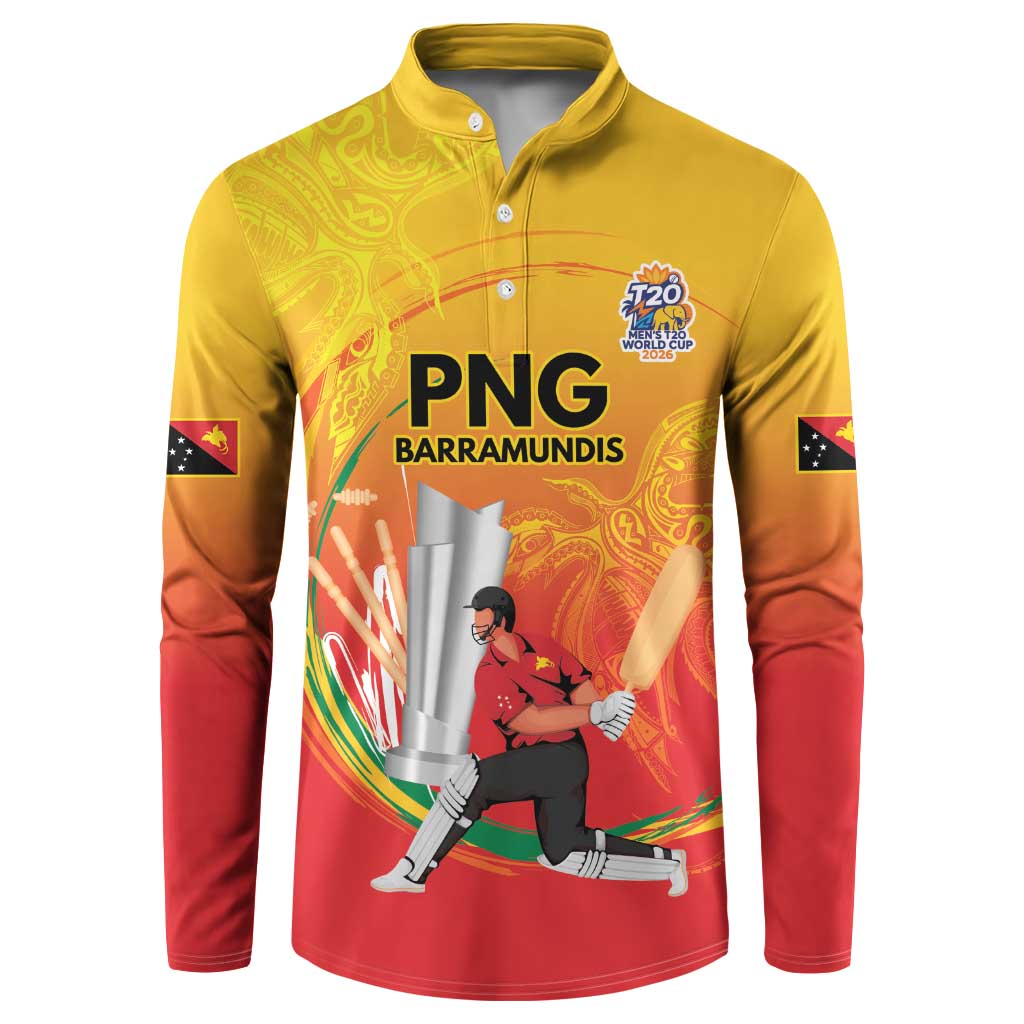 Custom Cricket PNG East Asia-Pacific Button Sweatshirt Papua New Guinea Rise to Power - Polynesian Pride