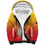 Custom Cricket PNG East Asia-Pacific Sherpa Hoodie Papua New Guinea Rise to Power - Polynesian Pride