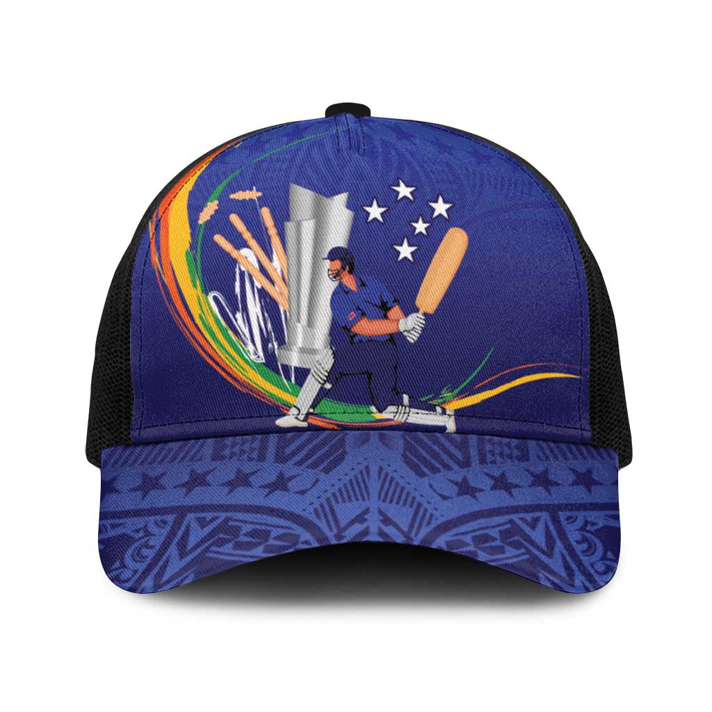 Cricket Samoa East Asia-Pacific Baseball Net Cap Samoa Storming the Limits - Polynesian Pride
