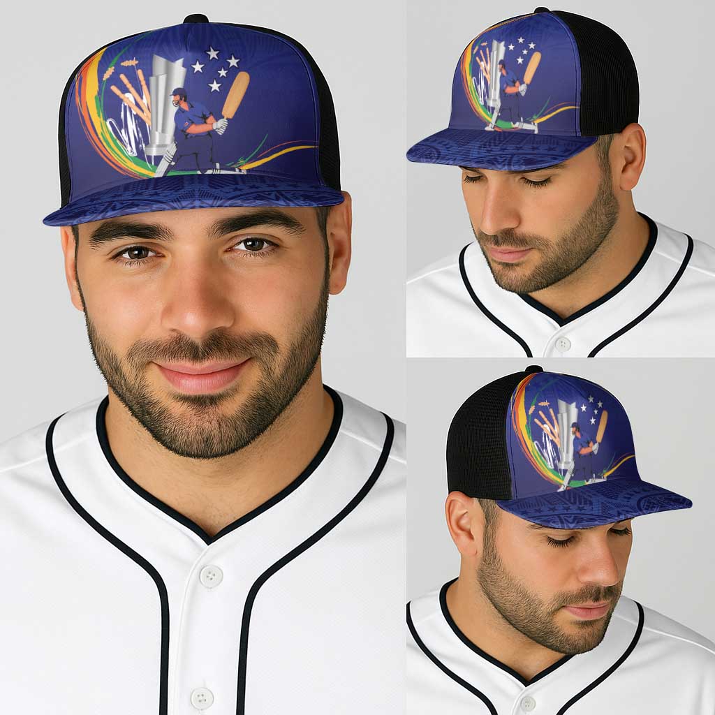 Cricket Samoa East Asia-Pacific Baseball Net Cap Samoa Storming the Limits - Polynesian Pride