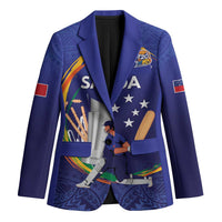 Custom Cricket Samoa East Asia-Pacific Blazer Samoa Storming the Limits - Polynesian Pride
