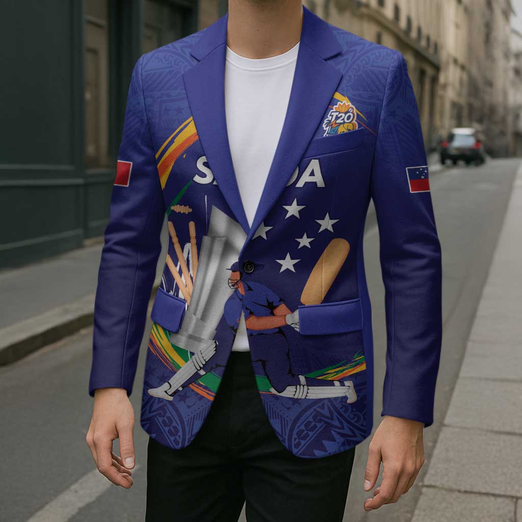Custom Cricket Samoa East Asia-Pacific Blazer Samoa Storming the Limits - Polynesian Pride