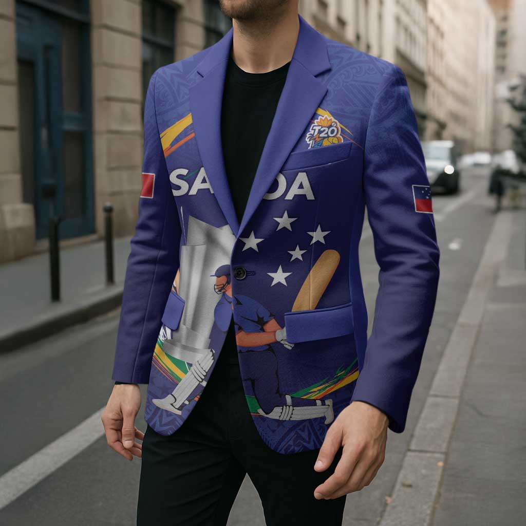 Custom Cricket Samoa East Asia-Pacific Blazer Samoa Storming the Limits - Polynesian Pride