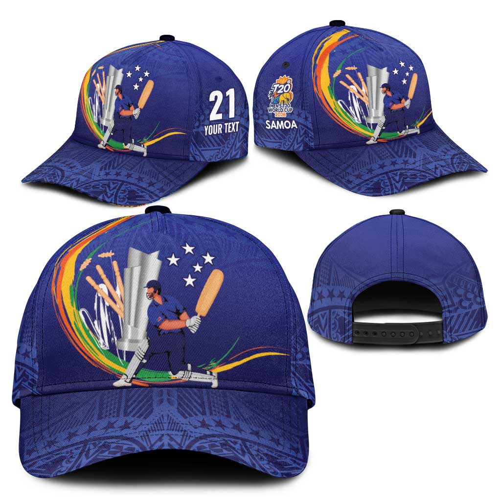 Custom Cricket Samoa East Asia-Pacific Classic Cap Samoa Storming the Limits - Polynesian Pride