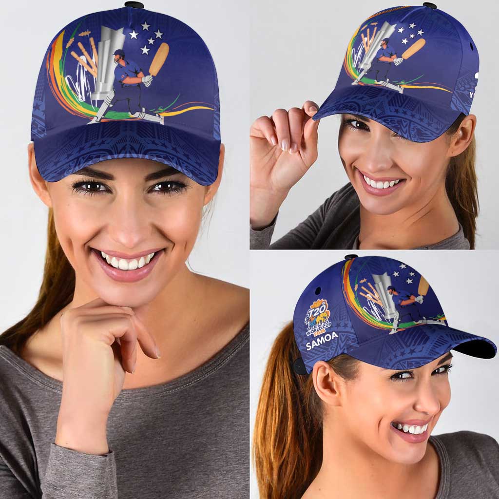 Custom Cricket Samoa East Asia-Pacific Classic Cap Samoa Storming the Limits - Polynesian Pride