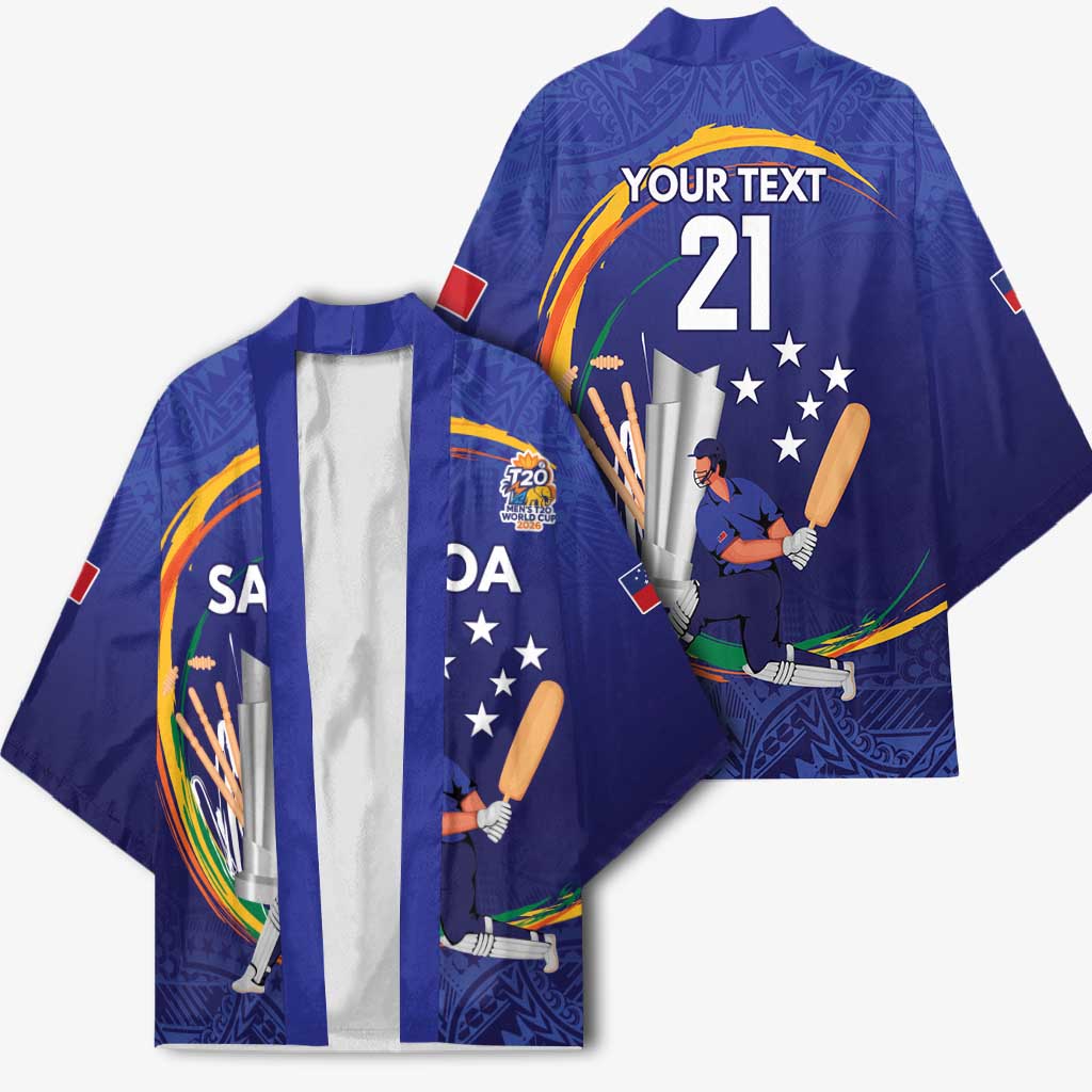 Custom Cricket Samoa East Asia-Pacific Kimono Samoa Storming the Limits - Polynesian Pride