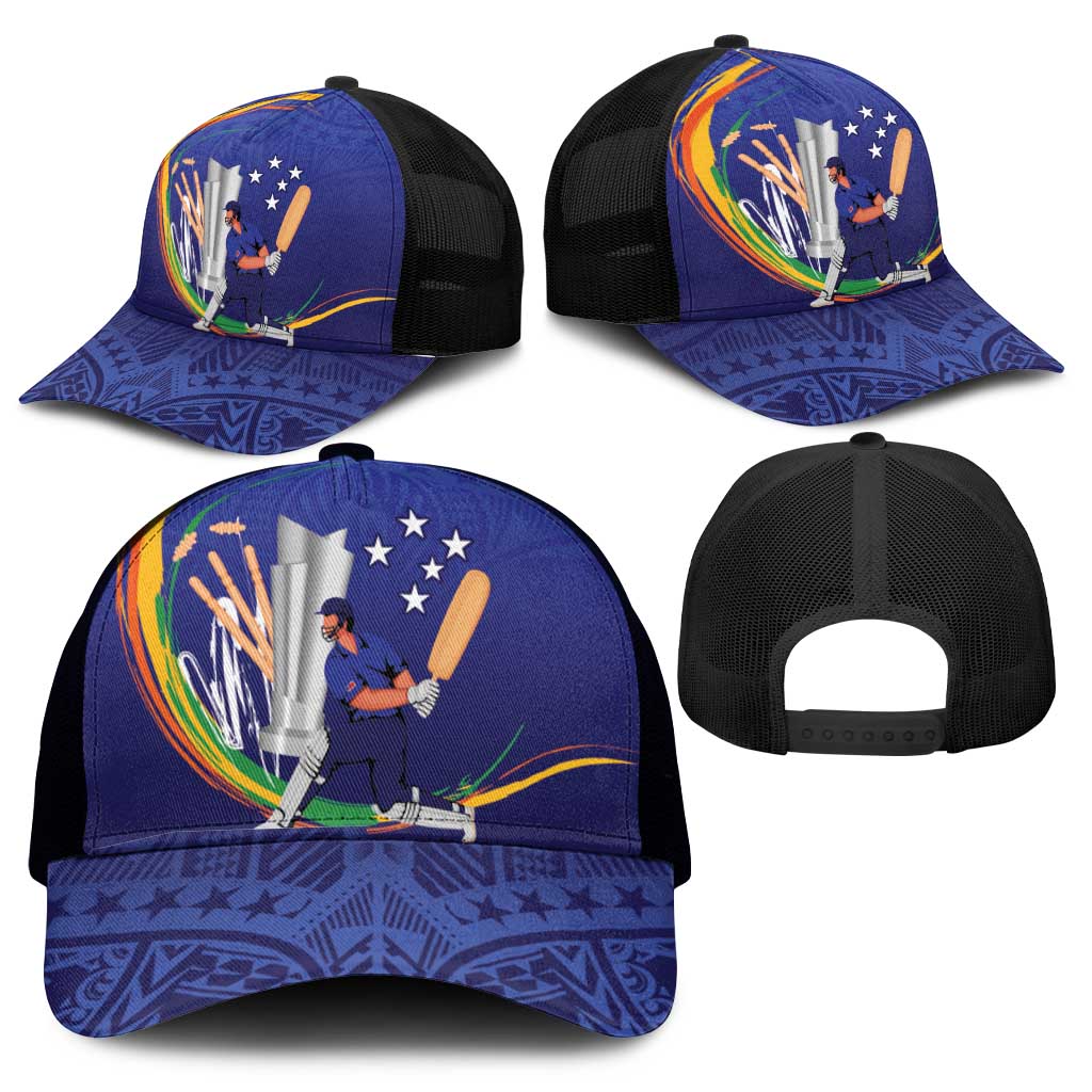 Cricket Samoa East Asia-Pacific Mesh Trucker Cap Samoa Storming the Limits - Polynesian Pride
