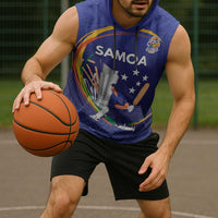 Custom Cricket Samoa East Asia-Pacific Sleeveless Hoodie Samoa Storming the Limits - Polynesian Pride