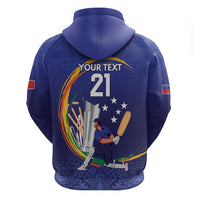 Custom Cricket Samoa East Asia-Pacific Zip Hoodie Samoa Storming the Limits - Polynesian Pride
