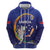 Custom Cricket Samoa East Asia-Pacific Zip Hoodie Samoa Storming the Limits - Polynesian Pride