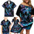 polynesia-ribbon-butterflies-family-matching-off-shoulder-short-dress-and-hawaiian-shirt-silver-fern-breast-cancer-with-papua-shell-pattern