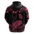 Personalised Polynesian Turtle Ribbon Hoodie Think Pink Breast Cancer With Pacific Hibiscus LT9 - Polynesian Pride