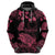 Personalised Polynesian Turtle Ribbon Hoodie Think Pink Breast Cancer With Pacific Hibiscus LT9 - Polynesian Pride