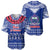 Toa Samoa Christmas Baseball Jersey Samoa Siva Tau Manuia Le Kerisimasi Blue Vibe LT9 - Polynesian Pride