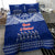 Toa Samoa Christmas Bedding Set Samoa Siva Tau Manuia Le Kerisimasi Blue Vibe LT9 - Polynesian Pride