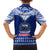 Toa Samoa Christmas Family Matching Summer Maxi Dress and Hawaiian Shirt Samoa Siva Tau Manuia Le Kerisimasi Blue Vibe LT9 - Polynesian Pride
