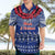 Toa Samoa Christmas Hawaiian Shirt Samoa Siva Tau Manuia Le Kerisimasi Blue Vibe LT9 - Polynesian Pride