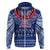 Toa Samoa Christmas Hoodie Samoa Siva Tau Manuia Le Kerisimasi Blue Vibe LT9 - Polynesian Pride