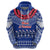 Toa Samoa Christmas Hoodie Samoa Siva Tau Manuia Le Kerisimasi Blue Vibe LT9 - Polynesian Pride