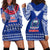 Toa Samoa Christmas Hoodie Dress Samoa Siva Tau Manuia Le Kerisimasi Blue Vibe LT9 - Polynesian Pride