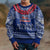 Toa Samoa Christmas Kid Ugly Christmas Sweater Samoa Siva Tau Manuia Le Kerisimasi Blue Vibe LT9 - Polynesian Pride