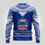 Toa Samoa Christmas Ugly Christmas Sweater Samoa Siva Tau Manuia Le Kerisimasi Blue Vibe LT9 - Polynesian Pride