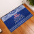 Toa Samoa Christmas Rubber Doormat Samoa Siva Tau Manuia Le Kerisimasi Blue Vibe LT9 Blue - Polynesian Pride