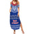 Toa Samoa Christmas Summer Maxi Dress Samoa Siva Tau Manuia Le Kerisimasi Blue Vibe LT9 Women Blue - Polynesian Pride