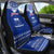 Personalised Toa Samoa Christmas Car Seat Cover Samoa Siva Tau Manuia Le Kerisimasi Blue Vibe LT9 - Polynesian Pride