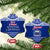 Personalised Toa Samoa Christmas Ceramic Ornament Samoa Siva Tau Manuia Le Kerisimasi Blue Vibe LT9 Snow Flake Blue - Polynesian Pride