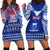 Personalised Toa Samoa Christmas Hoodie Dress Samoa Siva Tau Manuia Le Kerisimasi Blue Vibe LT9 - Polynesian Pride