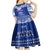 Personalised Toa Samoa Christmas Kid Short Sleeve Dress Samoa Siva Tau Manuia Le Kerisimasi Blue Vibe LT9 - Polynesian Pride