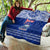 Personalised Toa Samoa Christmas Quilt Samoa Siva Tau Manuia Le Kerisimasi Blue Vibe LT9 - Polynesian Pride