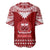Toa Samoa Christmas Baseball Jersey Samoa Siva Tau Manuia Le Kerisimasi Red Vibe LT9 - Polynesian Pride