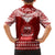 Toa Samoa Christmas Family Matching Short Sleeve Bodycon Dress and Hawaiian Shirt Samoa Siva Tau Manuia Le Kerisimasi Red Vibe LT9 - Polynesian Pride