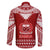 Toa Samoa Christmas Family Matching Short Sleeve Bodycon Dress and Hawaiian Shirt Samoa Siva Tau Manuia Le Kerisimasi Red Vibe LT9 - Polynesian Pride