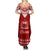 Toa Samoa Christmas Family Matching Summer Maxi Dress and Hawaiian Shirt Samoa Siva Tau Manuia Le Kerisimasi Red Vibe LT9 - Polynesian Pride
