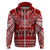 Toa Samoa Christmas Hoodie Samoa Siva Tau Manuia Le Kerisimasi Red Vibe LT9 - Polynesian Pride