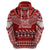 Toa Samoa Christmas Hoodie Samoa Siva Tau Manuia Le Kerisimasi Red Vibe LT9 - Polynesian Pride