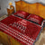 Toa Samoa Christmas Quilt Bed Set Samoa Siva Tau Manuia Le Kerisimasi Red Vibe LT9 - Polynesian Pride