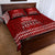 Toa Samoa Christmas Quilt Bed Set Samoa Siva Tau Manuia Le Kerisimasi Red Vibe LT9 - Polynesian Pride