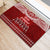 Toa Samoa Christmas Rubber Doormat Samoa Siva Tau Manuia Le Kerisimasi Red Vibe LT9 - Polynesian Pride