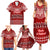 Personalised Toa Samoa Christmas Family Matching Summer Maxi Dress and Hawaiian Shirt Samoa Siva Tau Manuia Le Kerisimasi Red Vibe LT9 - Polynesian Pride