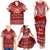 Personalised Toa Samoa Christmas Family Matching Tank Maxi Dress and Hawaiian Shirt Samoa Siva Tau Manuia Le Kerisimasi Red Vibe LT9 - Polynesian Pride