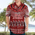 Personalised Toa Samoa Christmas Hawaiian Shirt Samoa Siva Tau Manuia Le Kerisimasi Red Vibe LT9 - Polynesian Pride