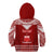 Personalised Toa Samoa Christmas Kid Hoodie Samoa Siva Tau Manuia Le Kerisimasi Red Vibe LT9 - Polynesian Pride