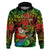 Personalised Vanuatu Joyeux Noel Hoodie Christmas Santas God Yumi LT9 Reggae - Polynesian Pride