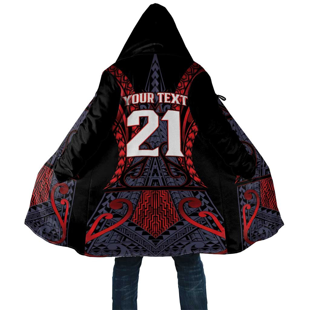 Custom New Zealand Cloak Maori Kiwiana Pattern Tukutuku Motif