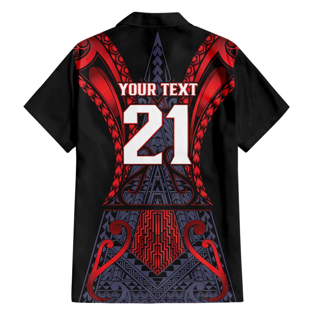 Custom New Zealand Family Matching Short Sleeve Bodycon Dress and Hawaiian Shirt Maori Kiwiana Pattern Tukutuku Motif LT9 - Polynesian Pride